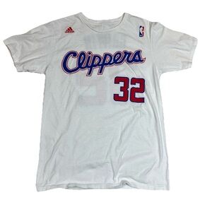 Adidas LA Clippers Blake Griffin #32 NBA T Shirt White Medium